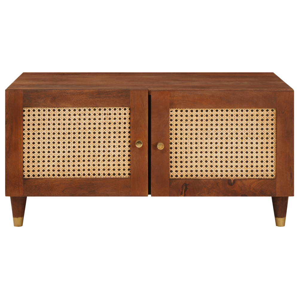 Produktbild för Kaffeebord 80 x 50 x 40 cm Massivt mangoträ
