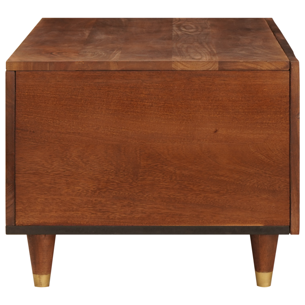 Produktbild för Kaffeebord 80 x 50 x 40 cm Massivt mangoträ