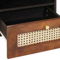 Produktbild för Kaffeebord med låda 80 x 54 x 40 cm Massivt mangoträ
