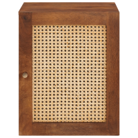 Produktbild för Badrumsskåp med hylla Brun 38 x 33,5 x 48 cm Konstruerat trä
