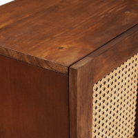 Produktbild för Sideboard Brun 60 x 33,5 x 75 cm Massivt mangoträ
