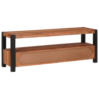 Produktbild för TV-skåp med låda med hylla Brun 110 x 30 x 40 cm massivt akacia