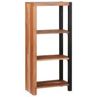 Produktbild för Hyllsystem Brun 50 x 30 x 110 cm Massivt Akaciaträ
