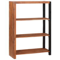 Produktbild för Hyllsystem Brun 80 x 30 x 110 cm Massivt Akaciaträ