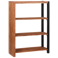 Produktbild för Hyllsystem Brun 80 x 30 x 110 cm Massivt Akaciaträ