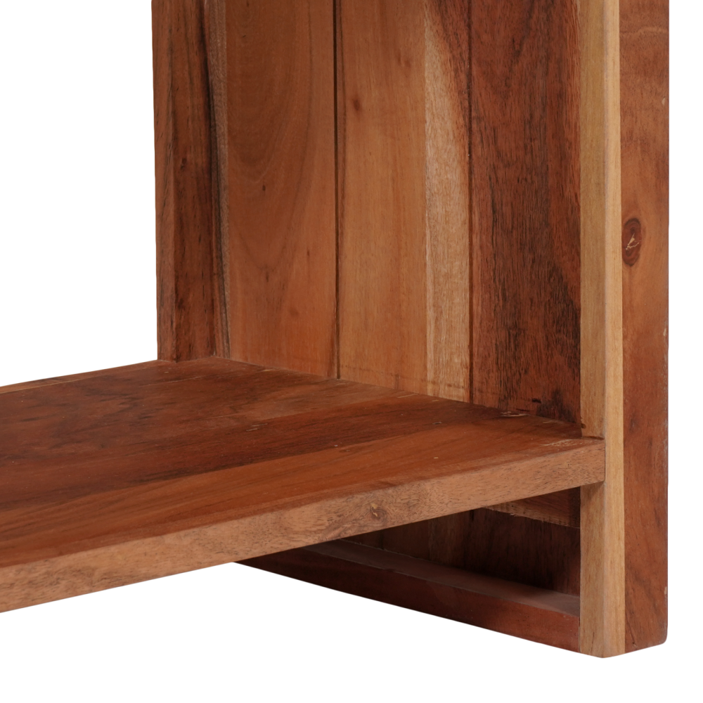 Produktbild för Hyllsystem Brun 80 x 30 x 75 cm Massivt Akaciaträ