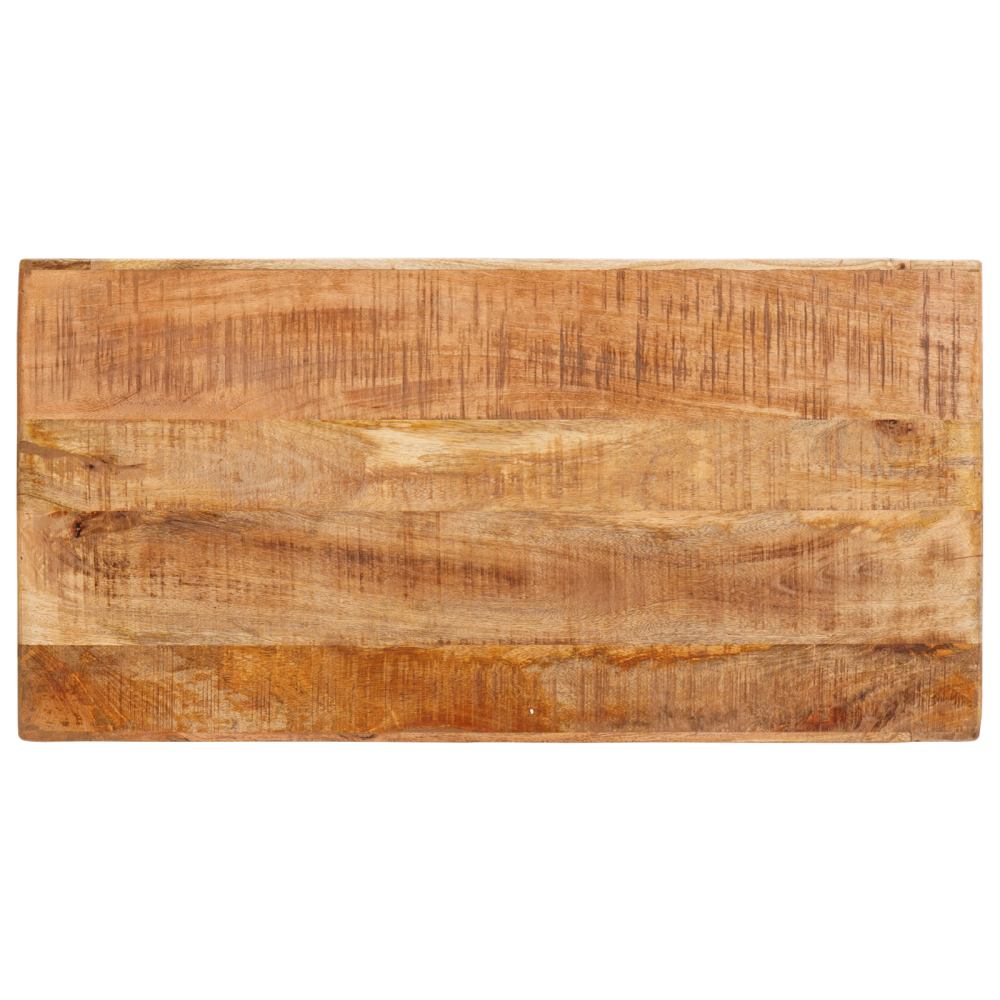 Produktbild för Smyckebord med lagring Brun 90 x 76 x 45 cm Massivt mangoträ