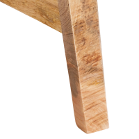 Produktbild för Smyckebord med lagring Brun 90 x 76 x 45 cm Massivt mangoträ