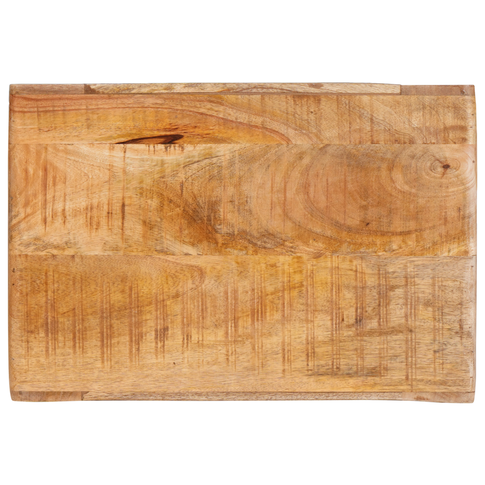 Produktbild för Vinställ med lagring Brun 44 x 30 x 35 cm Massivt mangoträ