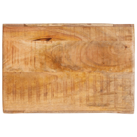 Produktbild för Vinställ med lagring Brun 44 x 30 x 35 cm Massivt mangoträ