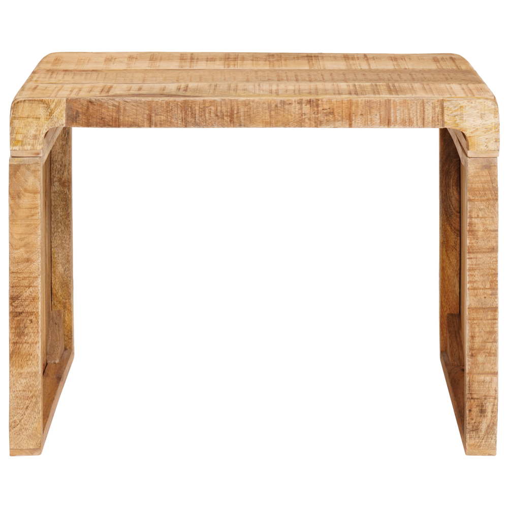 Produktbild för Sidobord Brun 60 x 35 x 46 cm Massivt mangoträ