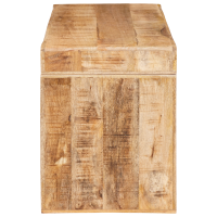 Produktbild för Sidobord Brun 60 x 35 x 46 cm Massivt mangoträ