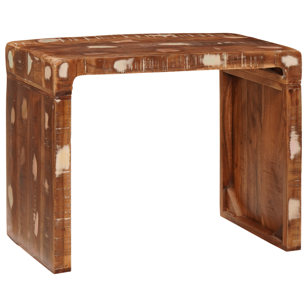 Produktbild för Sidobord Brun 60 x 35 x 46 cm Solid återvunnen trä
