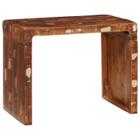 Produktbild för Sidobord Brun 60 x 35 x 46 cm Solid återvunnen trä
