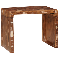 Produktbild för Sidobord Brun 60 x 35 x 46 cm Solid återvunnen trä