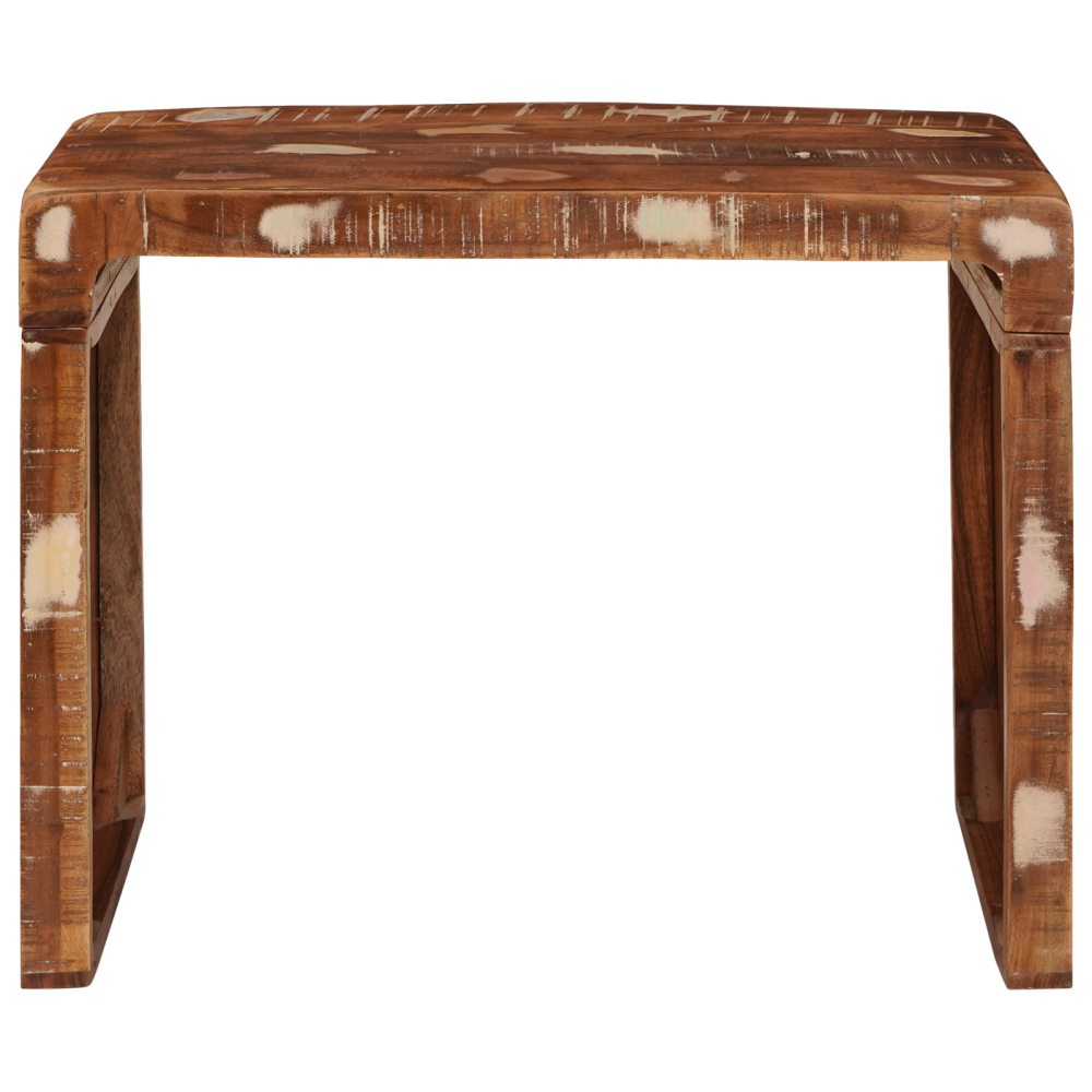 Produktbild för Sidobord Brun 60 x 35 x 46 cm Solid återvunnen trä