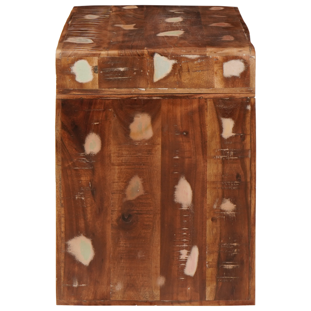 Produktbild för Sidobord Brun 60 x 35 x 46 cm Solid återvunnen trä