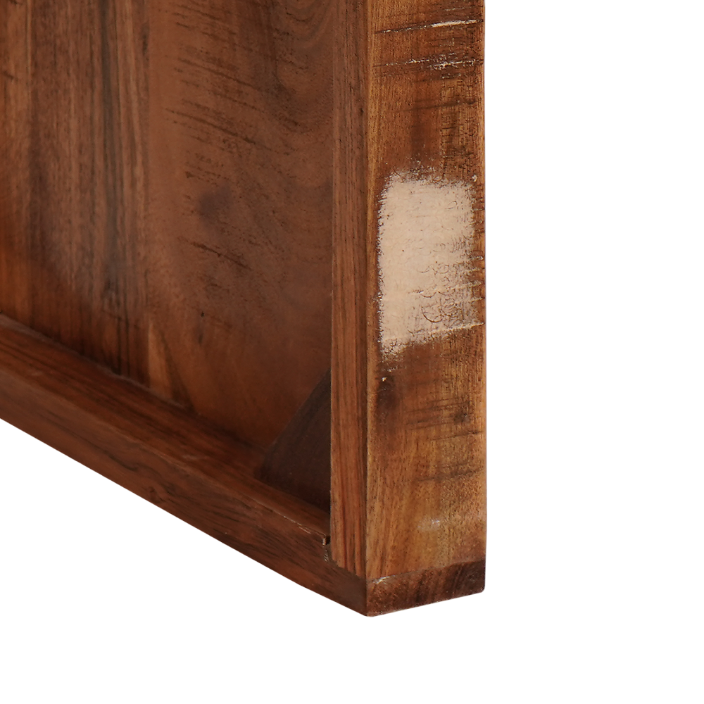 Produktbild för Sidobord Brun 60 x 35 x 46 cm Solid återvunnen trä