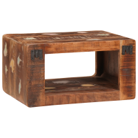 Produktbild för Sängbord 2 pcs Brun 45 x 30 x 24 cm Solid återvunnen trä