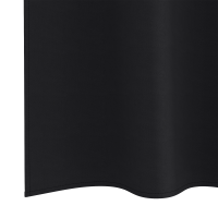 Produktbild för Mörkläggningsgardiner med Ringar 2 pcs Svart 175 x 140 cm