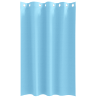 Produktbild för Mörkläggningsgardiner med Ringar 2 pcs Ljusblå 175 x 140 cm