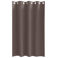 Produktbild för Mörkläggningsgardiner med Ringar 2 pcs Mörkbrun 175 x 140 cm