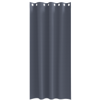 Produktbild för Mörkläggningsgardiner med Ringar 2 pcs Antracit 225 x 140 cm