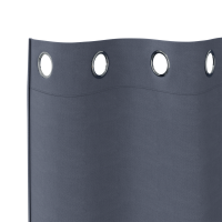 Produktbild för Mörkläggningsgardiner med Ringar 2 pcs Antracit 225 x 140 cm