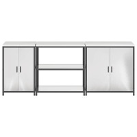 Produktbild för Köksförvaringsset HATTEM 3 pcs Silver Rostfritt stål