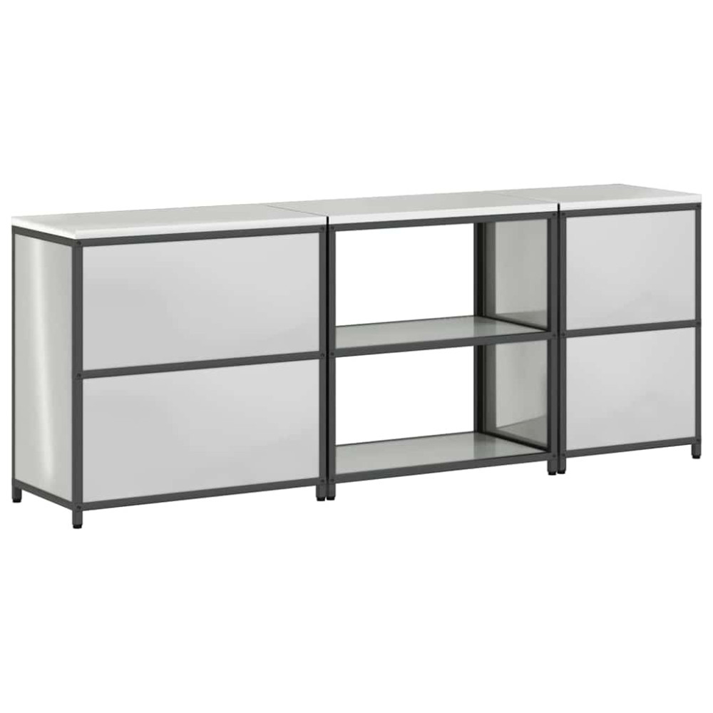 Produktbild för Köksförvaringsset HATTEM 3 pcs Silver Galvaniserat stål