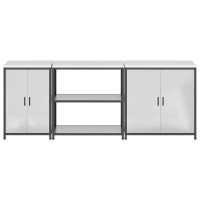 Produktbild för Köksförvaringsset HATTEM 3 pcs Silver Galvaniserat stål