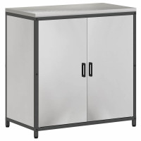 Produktbild för Köksförvaringsset HATTEM 2 pcs Silver Rostfritt stål