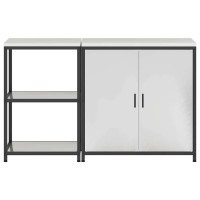 Produktbild för Köksförvaringsset HATTEM 2 pcs Silver Rostfritt stål