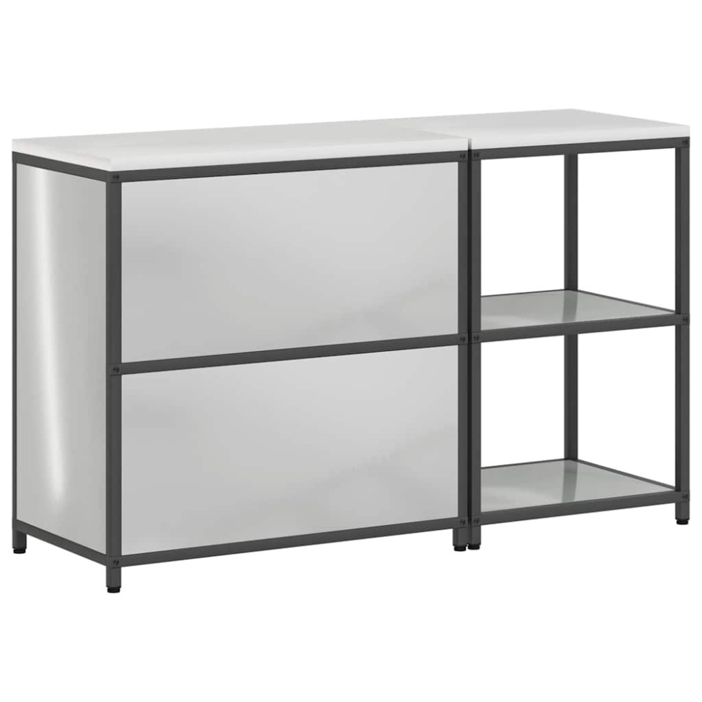 Produktbild för Köksförvaringsset HATTEM 2 pcs Silver Galvaniserat stål