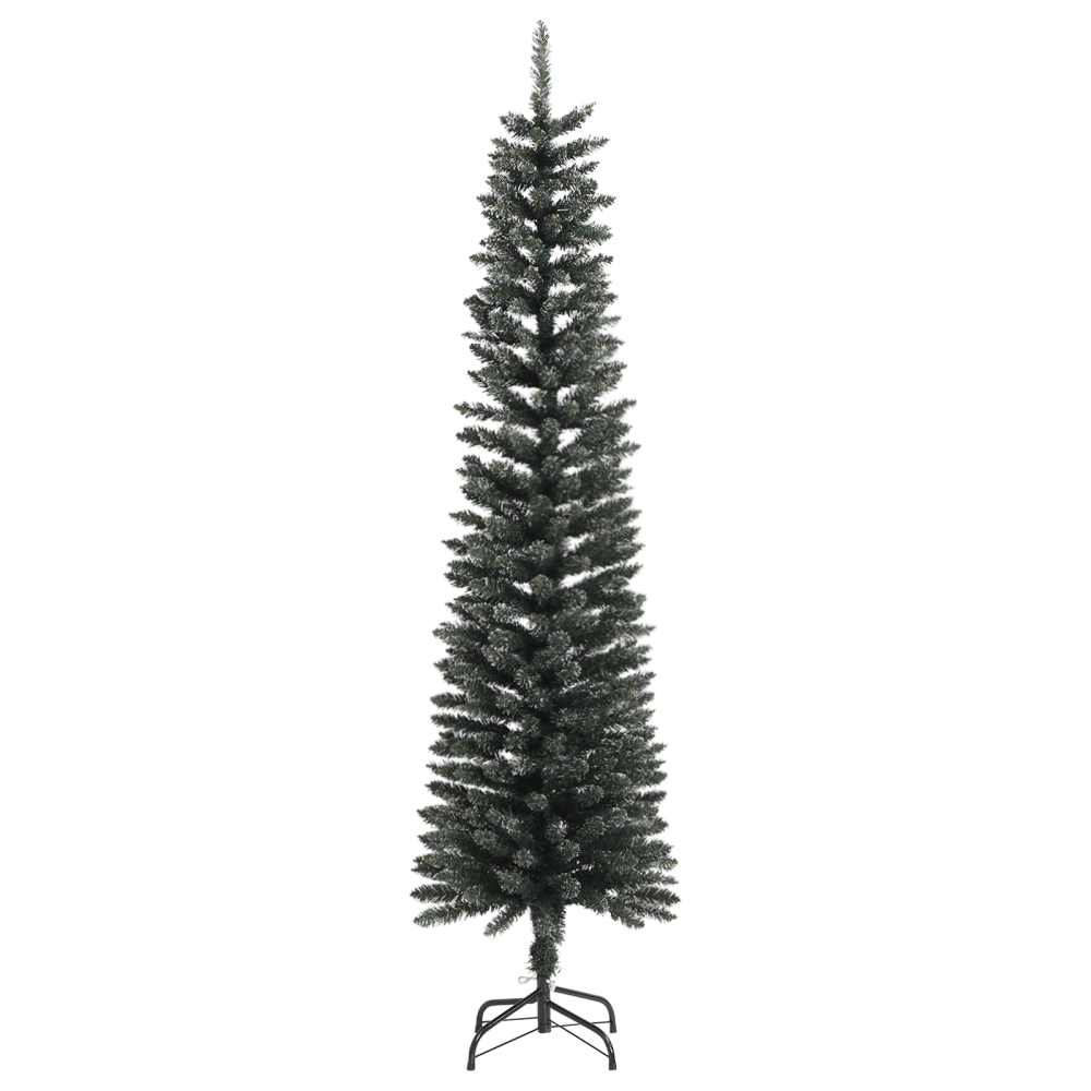 Produktbild för Konstgjord julgran Grön 180 cm PVC och Plast och Stål