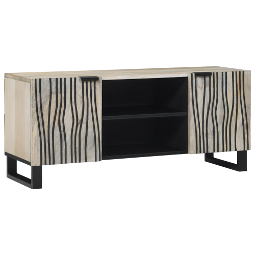 vidaXL TV Enheter Vit 105 x 33 x 46 cm Konstruerat trä