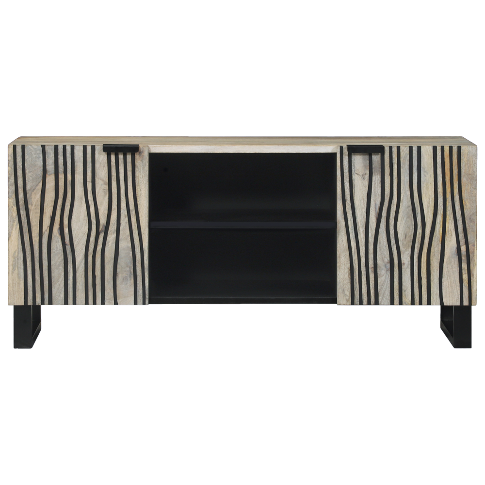 Produktbild för TV Enheter Vit 105 x 33 x 46 cm Konstruerat trä