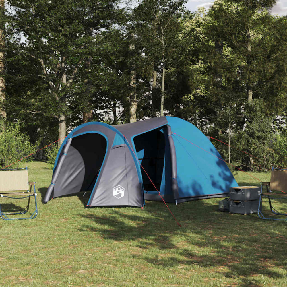 Produktbild för Dome Tält Kupol med tak med lagring Blå 384 x 254 x 170 cm