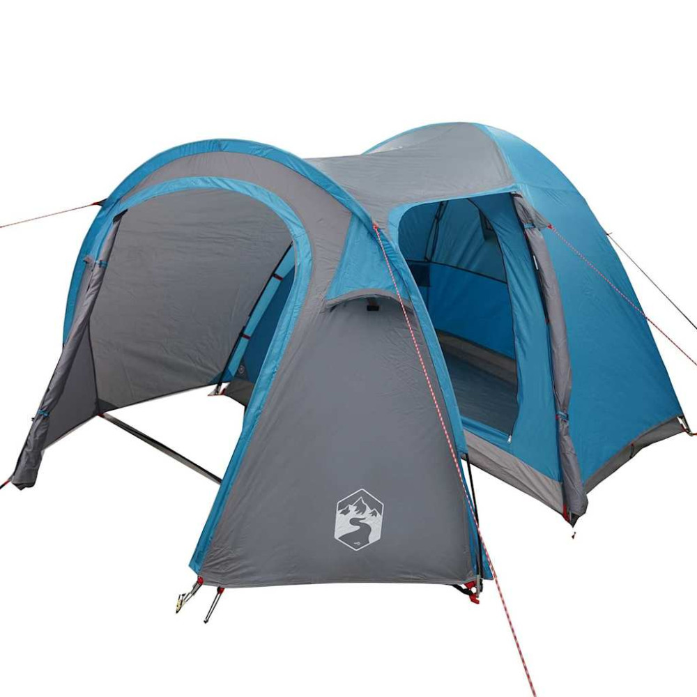 Produktbild för Dome Tält Kupol med tak med lagring Blå 384 x 254 x 170 cm