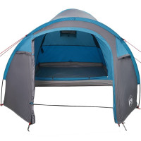 Produktbild för Dome Tält Kupol med tak med lagring Blå 384 x 254 x 170 cm
