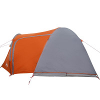 Produktbild för Dome Tält Kupol med tak Grå och orange 384 x 254 x 170 cm