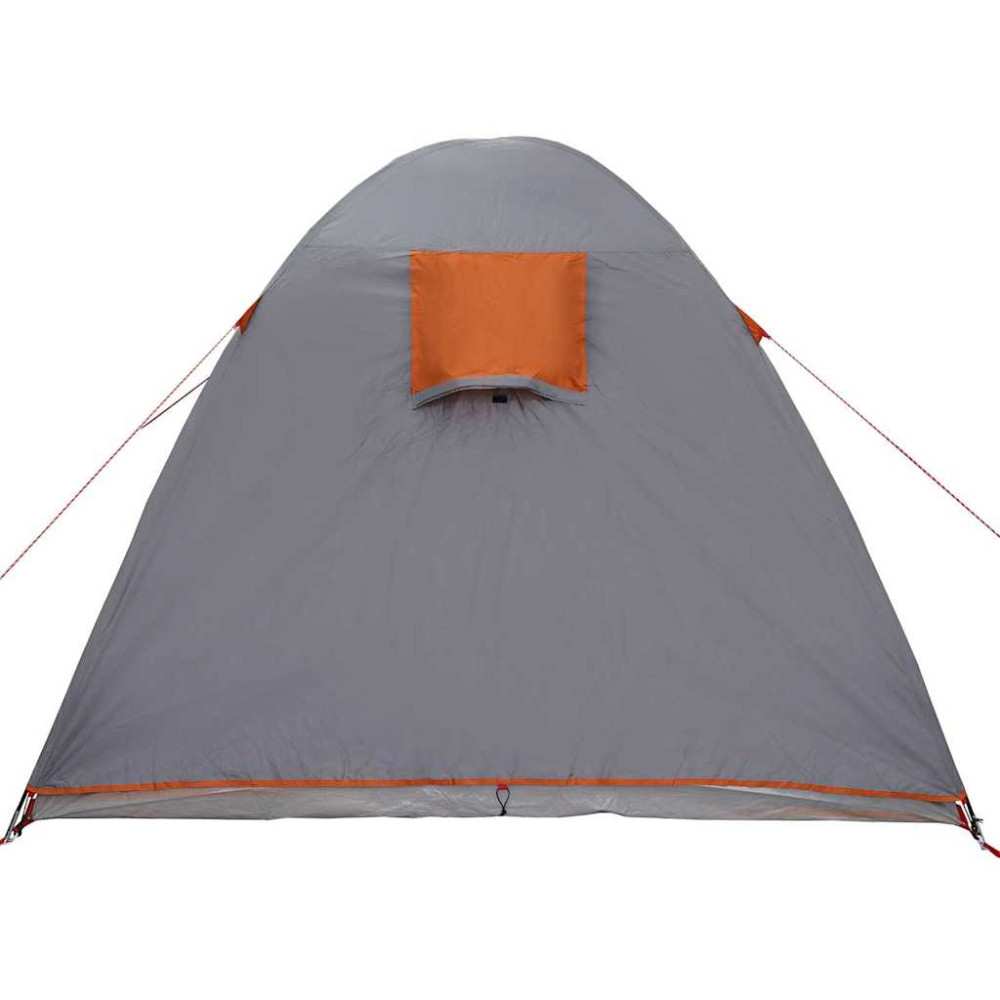 Produktbild för Dome Tält Kupol med tak Grå och orange 384 x 254 x 170 cm