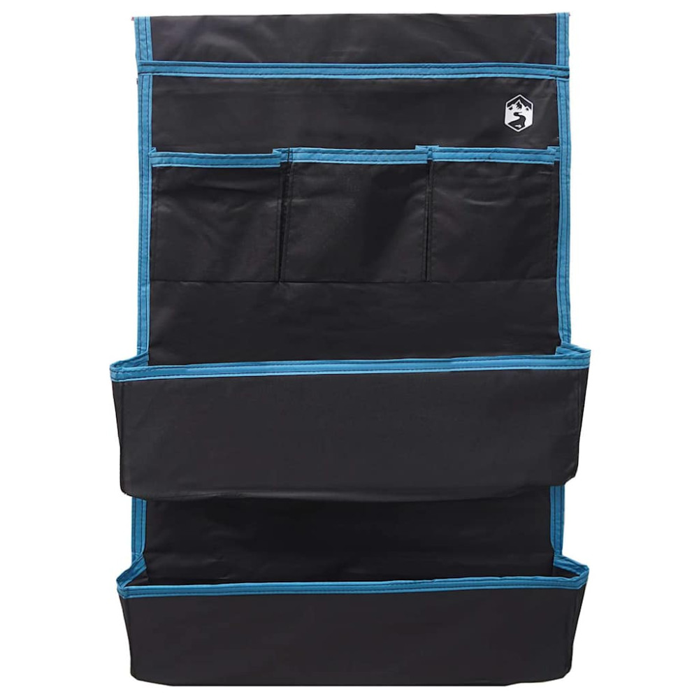 Produktbild för Förvaringspåse med lagring Svart 66 x 40 cm oxford