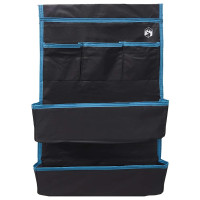 Produktbild för Förvaringspåse med lagring Svart 66 x 40 cm oxford