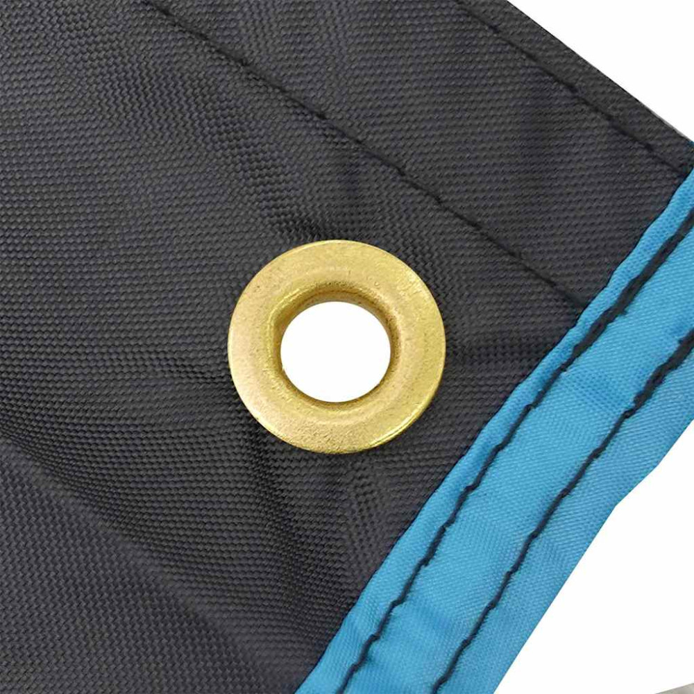 Produktbild för Förvaringspåse med lagring Svart 66 x 40 cm oxford