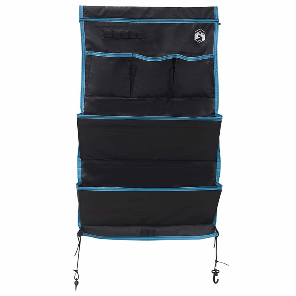 Produktbild för Förvaringspåse med lagring Svart och blå 91 x 47,5 cm oxford