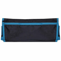 Produktbild för Förvaringspåse med lagring Svart och blå 125 x 48 cm oxford
