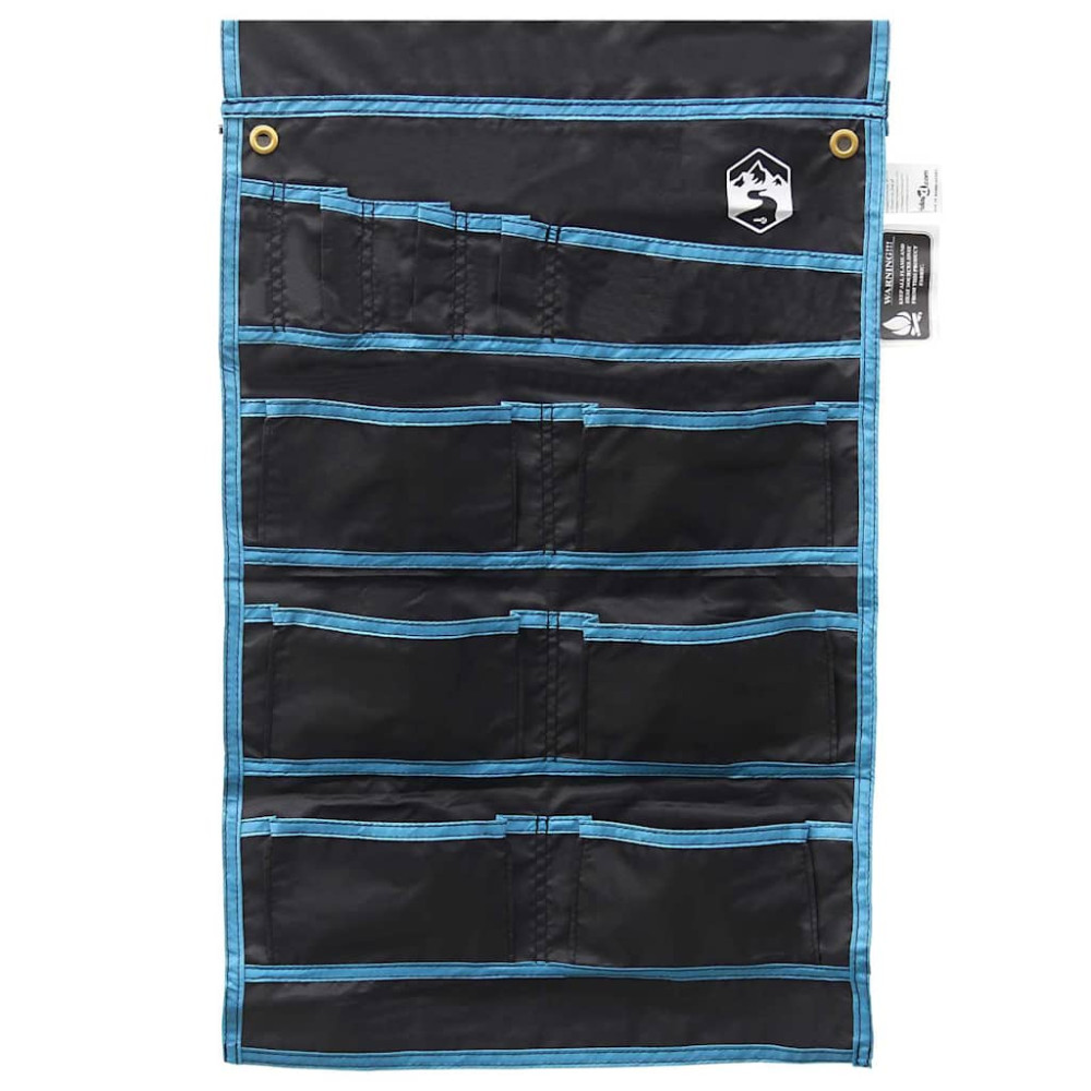 Produktbild för Förvaringspåse med lagring Svart och blå 63,5 x 40 cm oxford