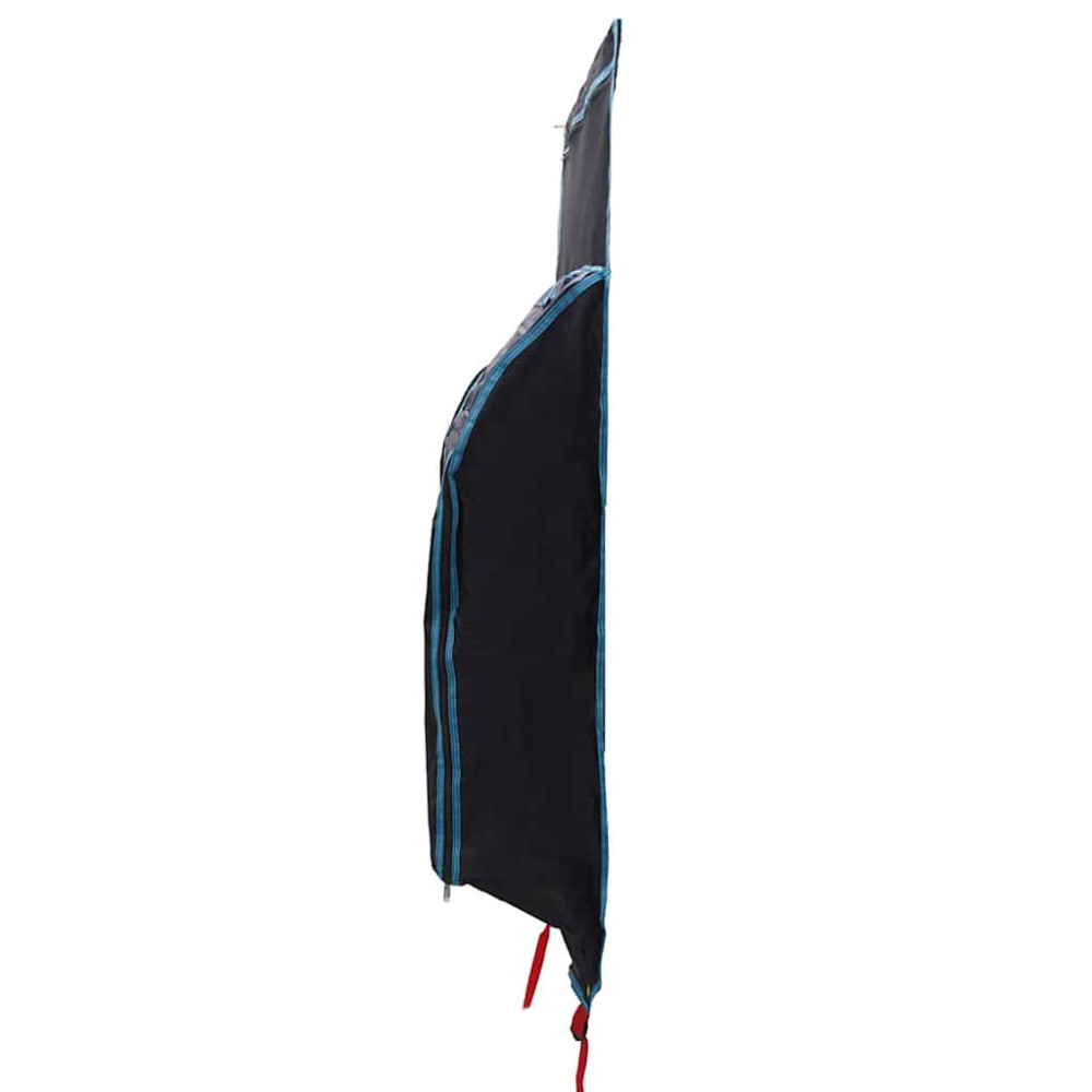 Produktbild för Förvaringspåse med lagring Svart och blå 140 x 43 cm oxford