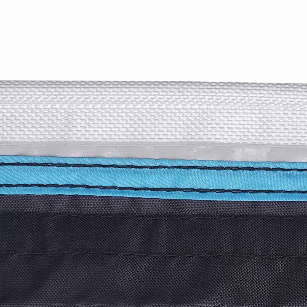 Produktbild för Förvaringspåse med lagring Svart och blå 140 x 43 cm oxford